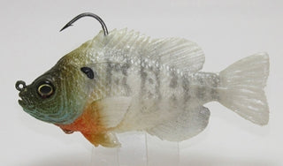 U2 White Male Bluegill Sinking Flat Tail